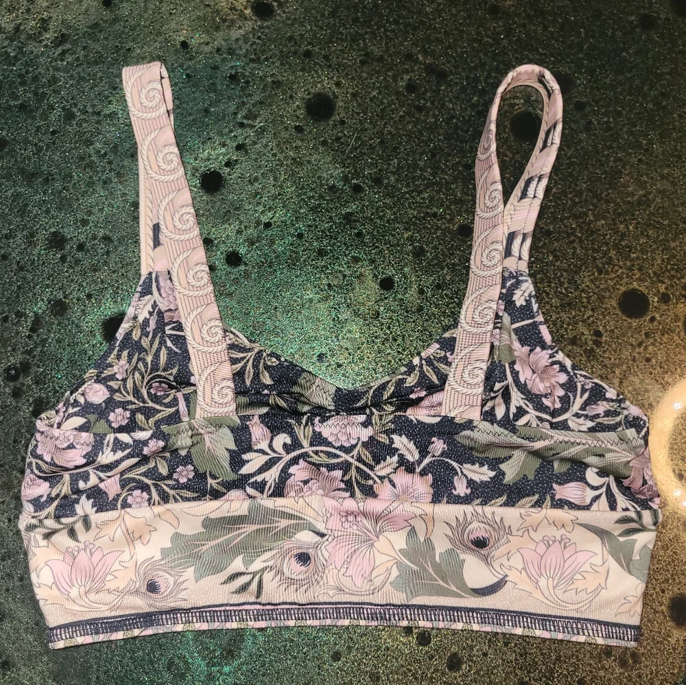 Free People Oasis Bike Shorts High Rise & Crop Top Size XS Yoga Workout Set